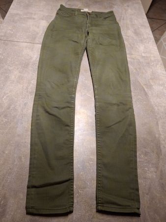 Pantalon vert olive taille 34 marque LOGG