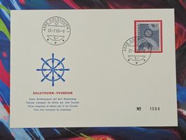 CL28 Enveloppe + Timbre Suisse 1968