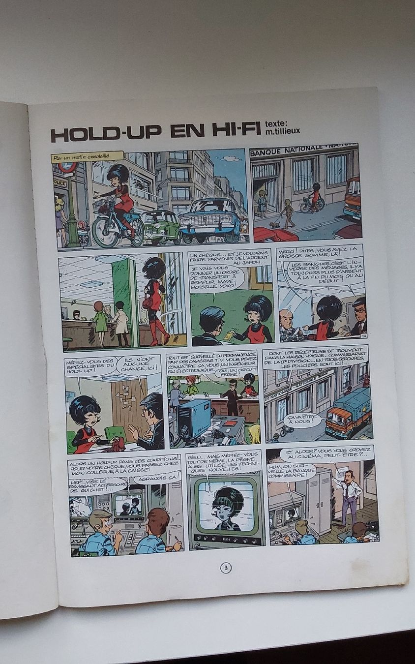 Fumetti: Yoko Tsuno T.4 Aventures électroniques EO 1974 BE – Usato da Genève venduto da Blu_BD 2