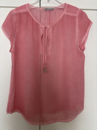 Nile Seidenbluse, Gr. S, Zartrosa, Sommerlich!