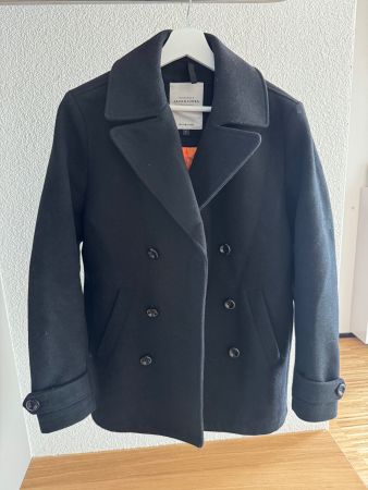 Jack and Jones Mantel schwarz Grösse S gebraucht