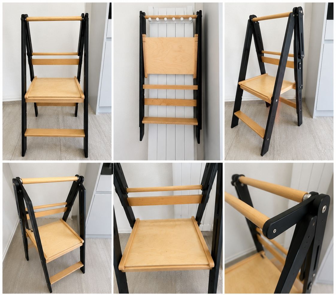 Veicoli per bambini: Folding Learning Tower.Klappbarer Lernturm / Kitchen Helper – Nuovo (secondo la descrizione) da Horgen venduto da was_9yg7 1