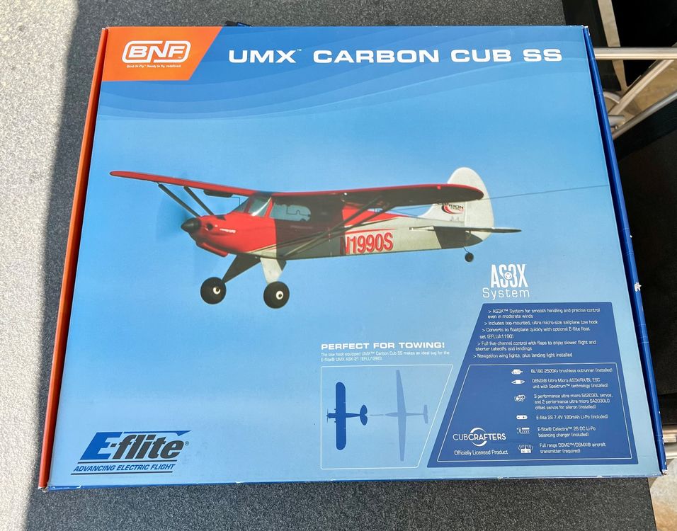 E-flite Prop Adapter Long Ultra Micro Carbon Cub SS UMX Turbo - Foto 8