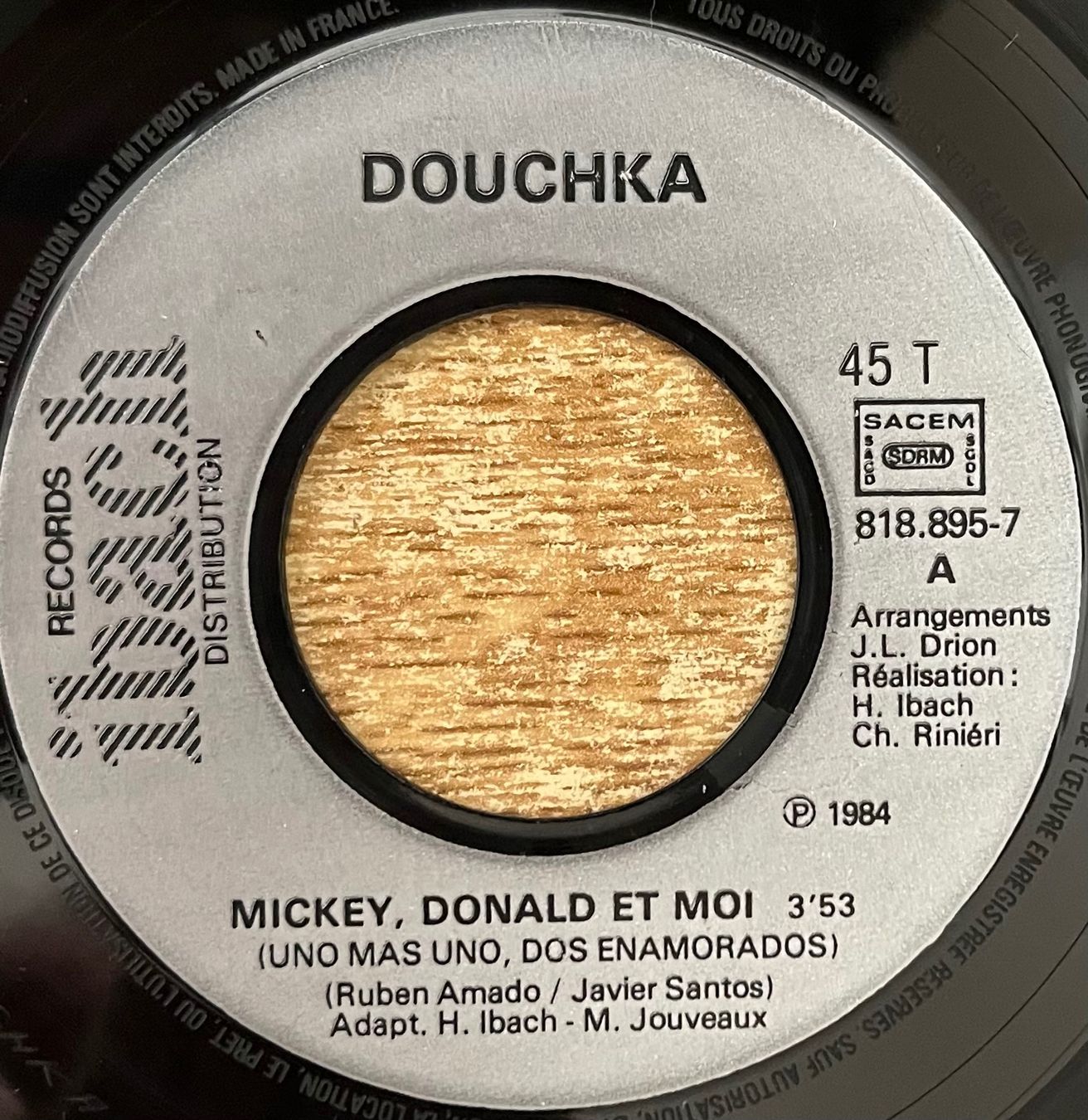 Dischi in vinile: DOUCHKA - MICKEY, DONALD ET MOI... – Usato da Bussigny venduto da vinyl-pas-cher 2