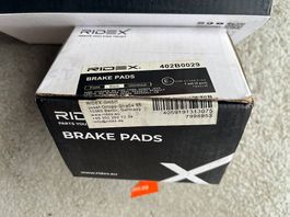 RIDEX 402B0029 Bremsbeläge Hinterachse NEU 1KD