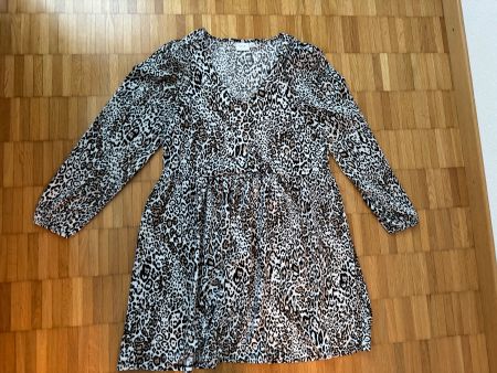 Neues VILA Kleid mit Animal Print, Langarm, Grösse S🤞