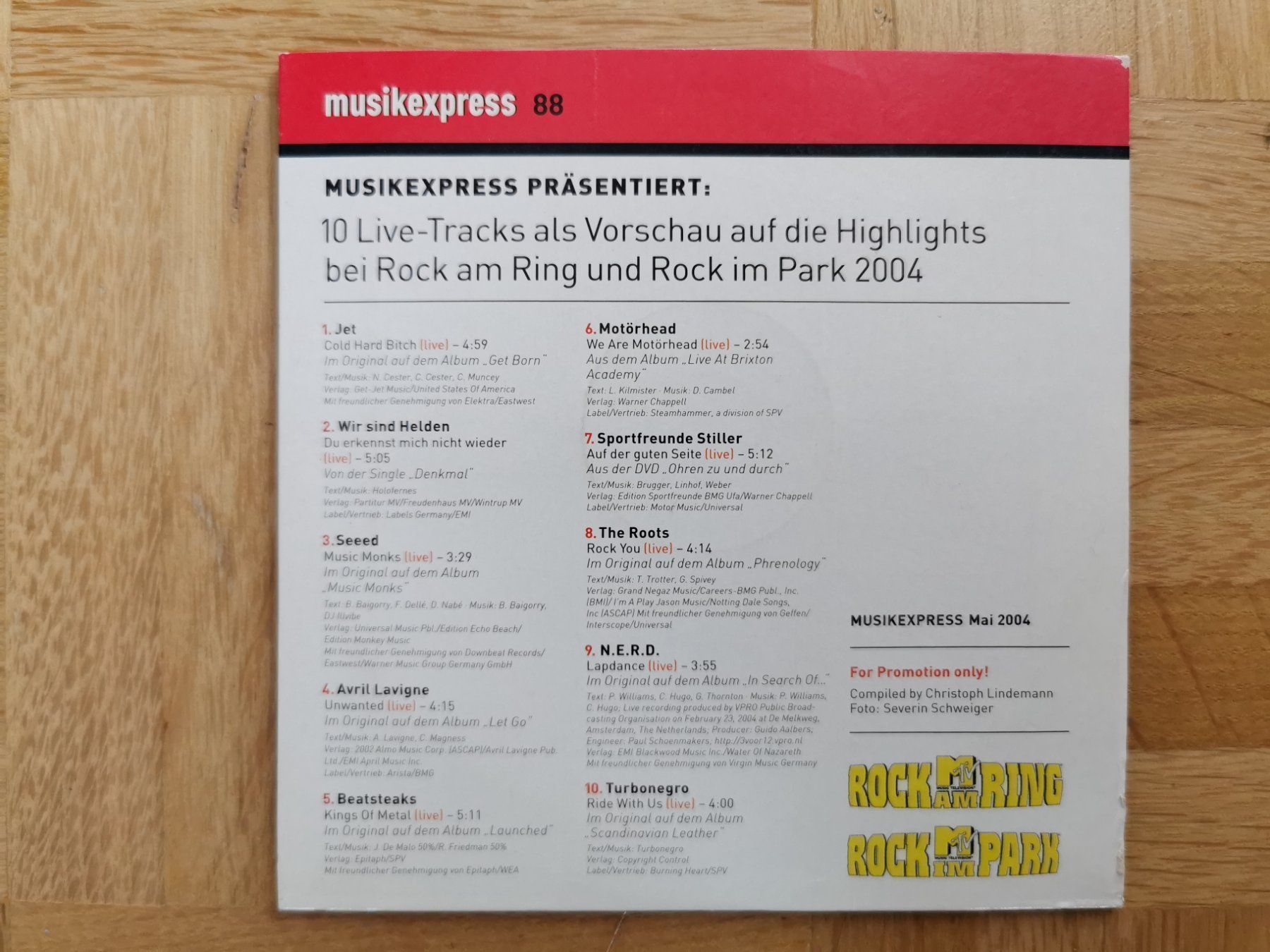CDs: CD Sounds live - Rock am Ring - Rock im Park – Gebraucht aus Stäfa von flamingo_17 1