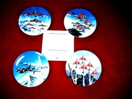 4er Set Sammlerteller Patrouille Suisse, Langenthal 1994