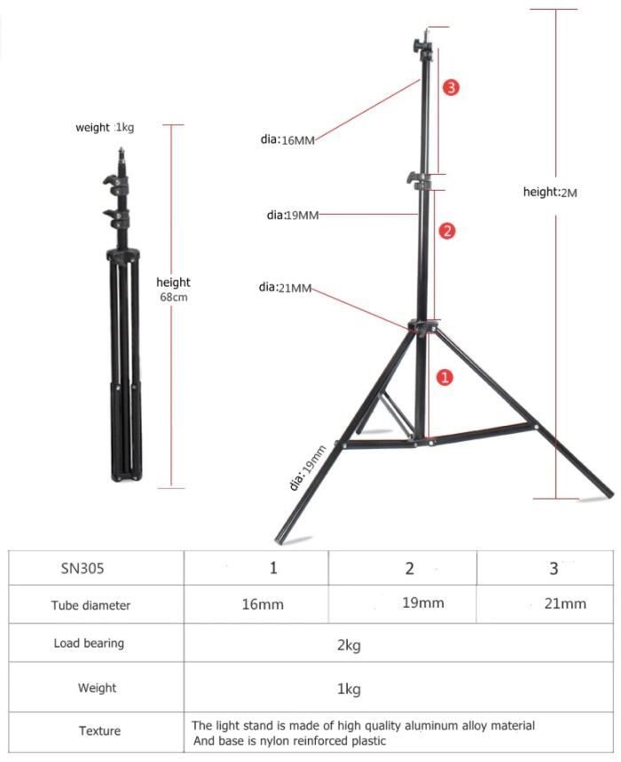 Stative & Köpfe: lampe Licht Stehen Leichtes stativ – Neu und originalverpackt aus Malans GR von BUYBEST-Schweiz 8