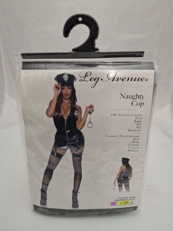 Damen Kostüm Polizistin, Gr. XS/XP, Naughty Cop, 5-teilig
