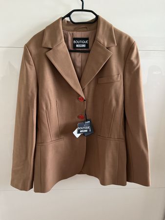 Boutique Moschino Blazer Hose Set, Gr. 40/42, Camel