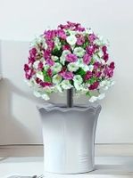 Künstl. Petunien Busch (violett/weiss Ø 30-40 cm)
