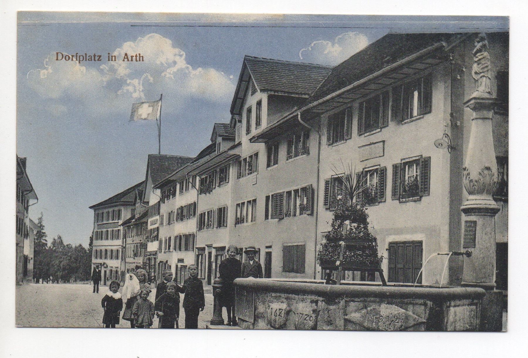 Ansichtskarten: ARTH Dorfplatz – Neu (gemäss Beschreibung) aus Jona von philajona