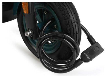 Lucchetti: SoFlow Spiralschloss, black, Fingerabdruck und App – Nuovo e nell'imballaggio originale da Bassersdorf venduto da COOL-AG 4