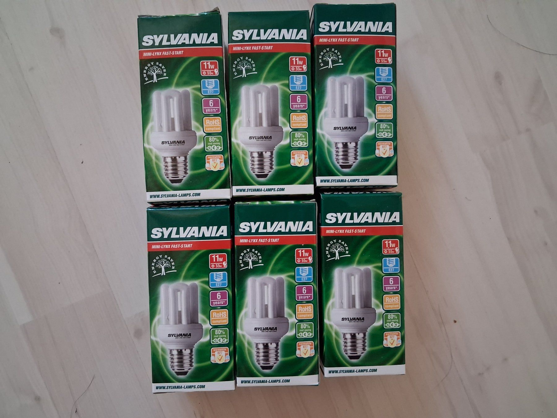 Lampen: 6 X SPARLAMPE MINI  11 WATT – Neu und originalverpackt aus langnau von Santos1411