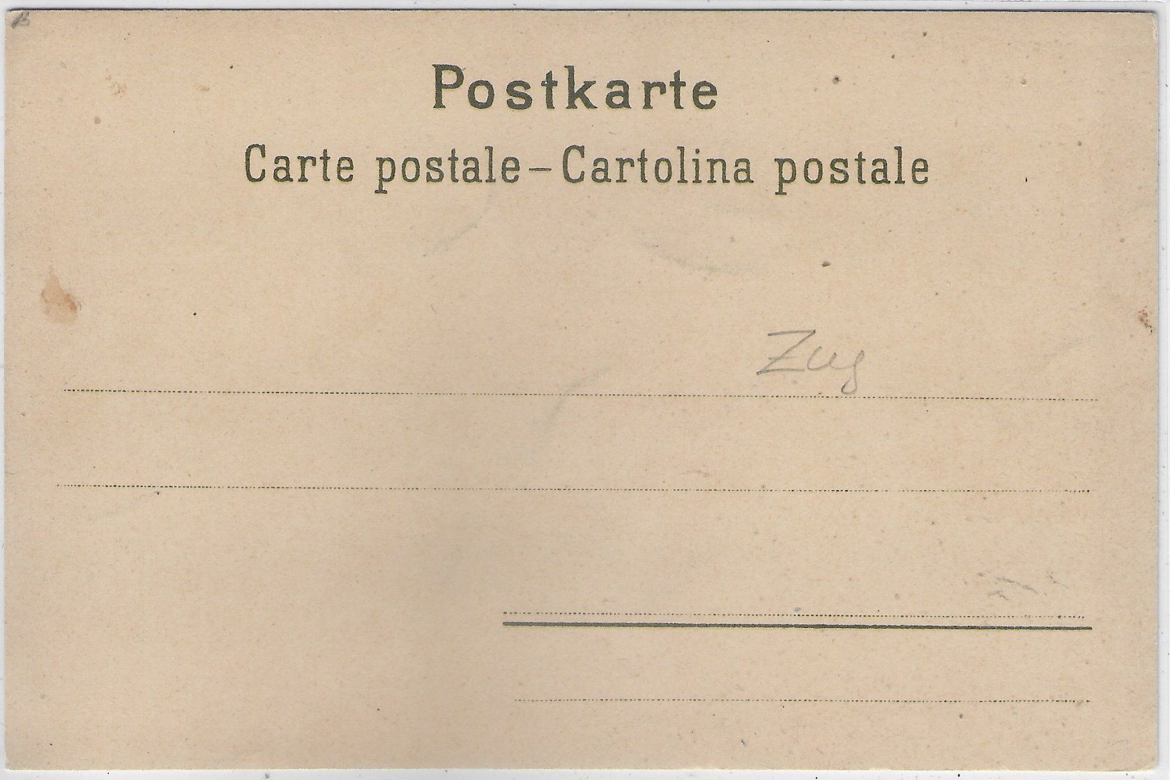 Cartoline postali: Zugersee mit Zug und Rigi - Litho – Usato da Ettingen venduto da Kartenplanet 1