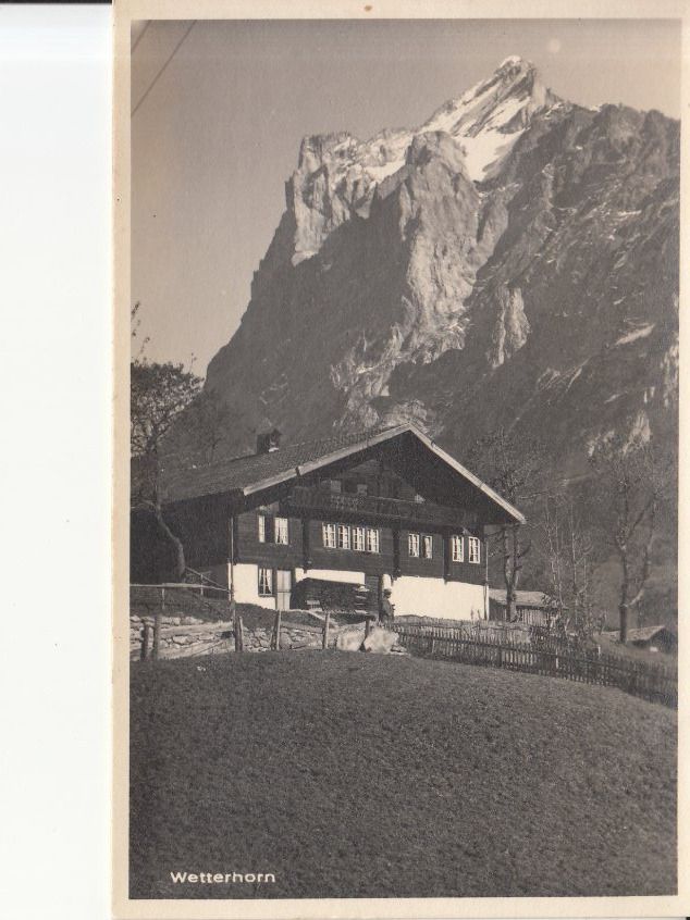 Ansichtskarten: Wetterhorn ca. 1930 – Gebraucht aus Bürglen TG von StampGraf