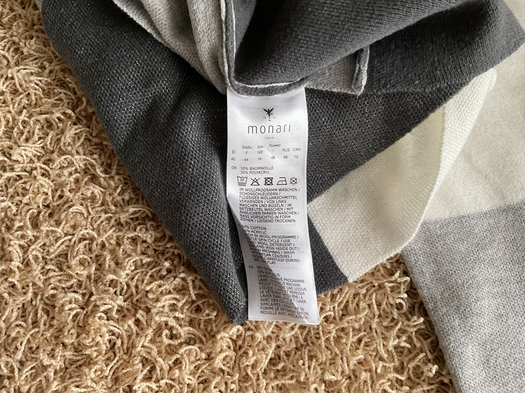 Monari Maglioni & Felpe: Monari schöner Pullover 42 – Usato da Weiningen ZH venduto da moon-55 4