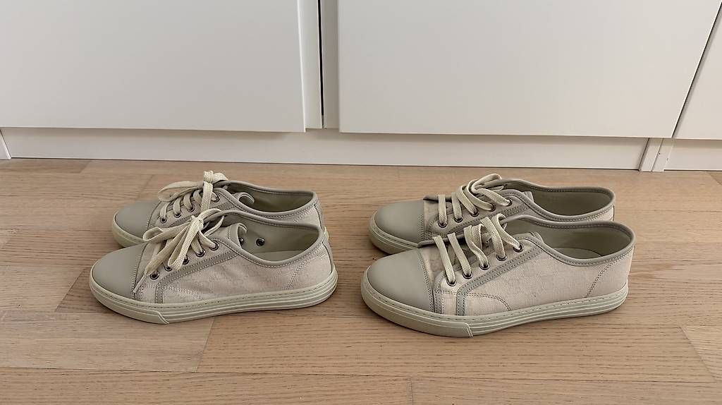 Damenschuhe: Gucci Sneaker GG Low Cotton Washed - White  – Gebraucht aus Wallisellen von ArtonKqiku 1