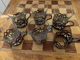 Jugendstilgläser   6er Set WMF