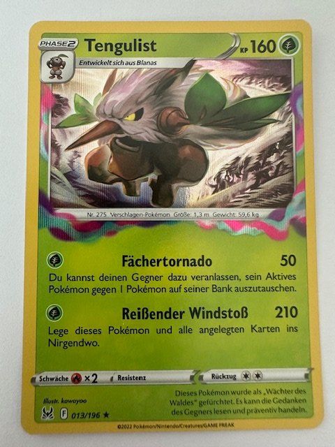 Pokémon Sammelbilder & Trading cards: Tengulist - Holo - Pokemon – Neu (gemäss Beschreibung) aus Nussbaumen AG von Pika-Shop