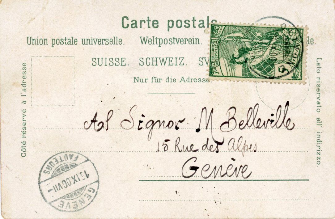 Cartoline postali: Olivone  TI       um 1900 – Usato da Brig venduto da Valcards54 1