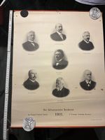 Bundesrat 1911 Original Plakat mit Medaillen - Rarität! (55)