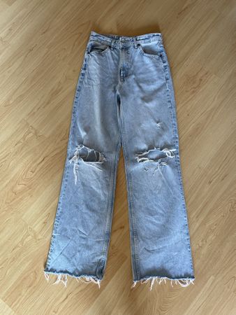 Zara Jeans, Grösse 36, Wide Leg, destroyed Look, Top!