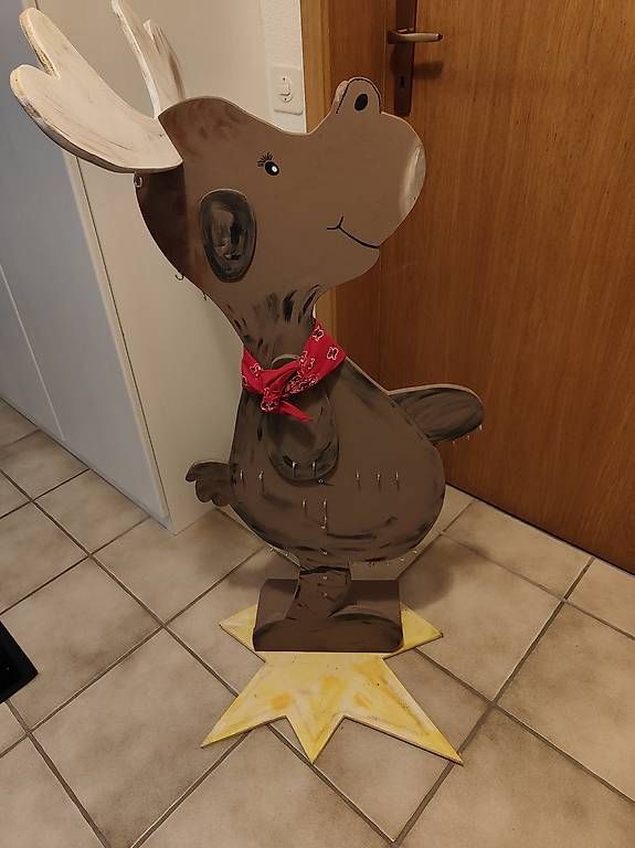 Tutte le decorazioni: Adventskalender Elch Höhe 115 cm – Usato da Leibstadt venduto da winterzeit2000