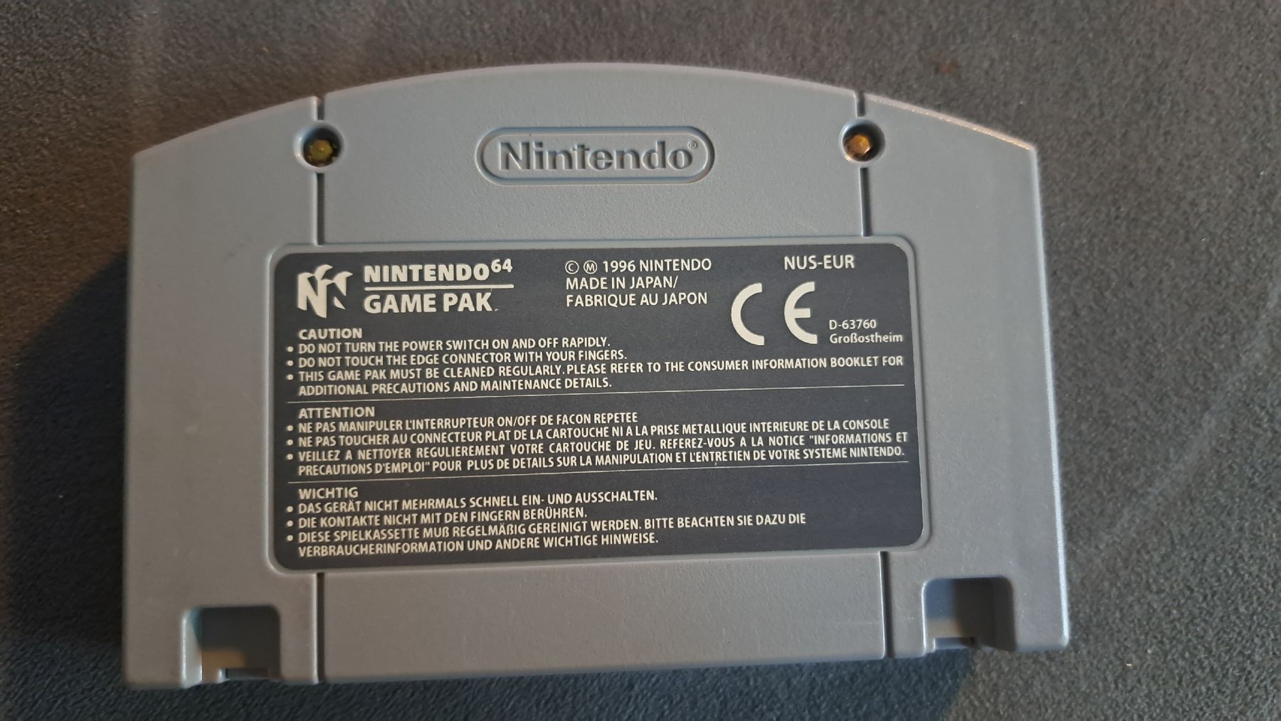 Nintendo Giochi: Turok Nintwndo 64 Spiel – Usato da Luzern venduto da pumi24 1