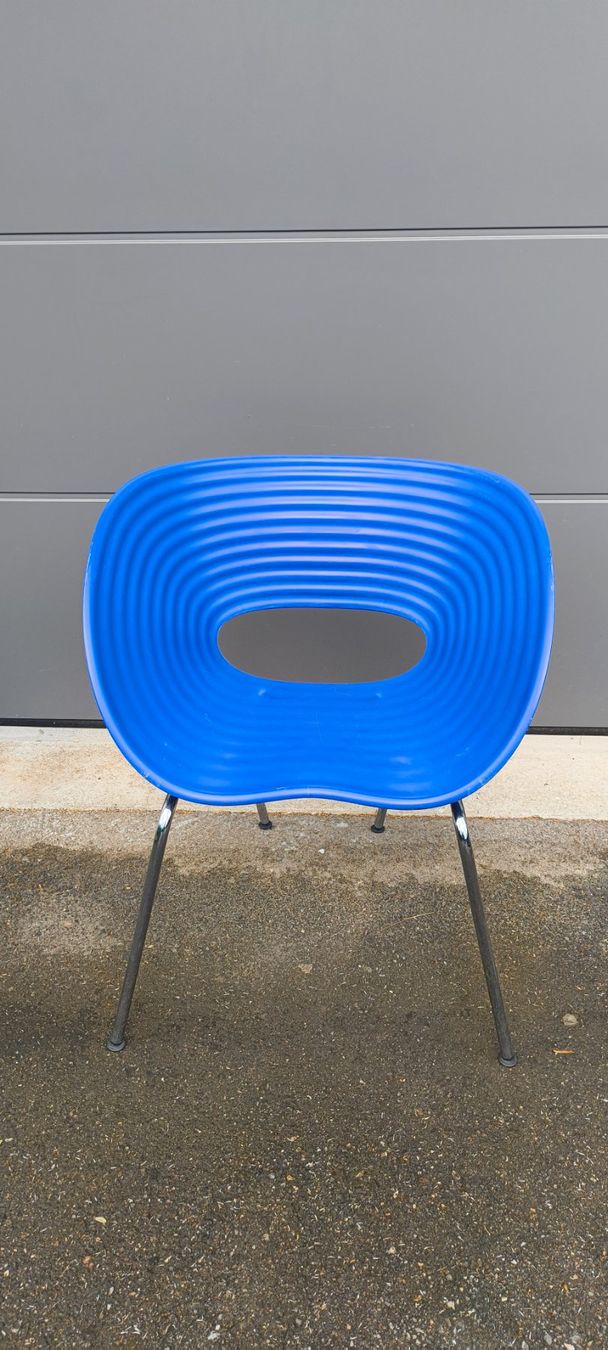 Vitra Sedie: Vitra Tom Vac Stuhl Blau – Usato da Bern venduto da Ghanem 1