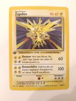 Pokémon Karte Base Set Holo Zapdos 1 Edition  Near Mint