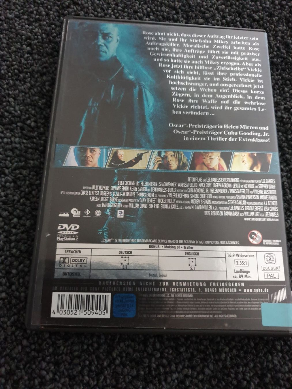 Tutti i DVDs: SHADOWBOXER (2870) – Usato da Ruswil venduto da Ruck.Zuck. 1