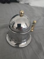 vintage Vev Viganò "Kontessa" sugar pot rare stainless 