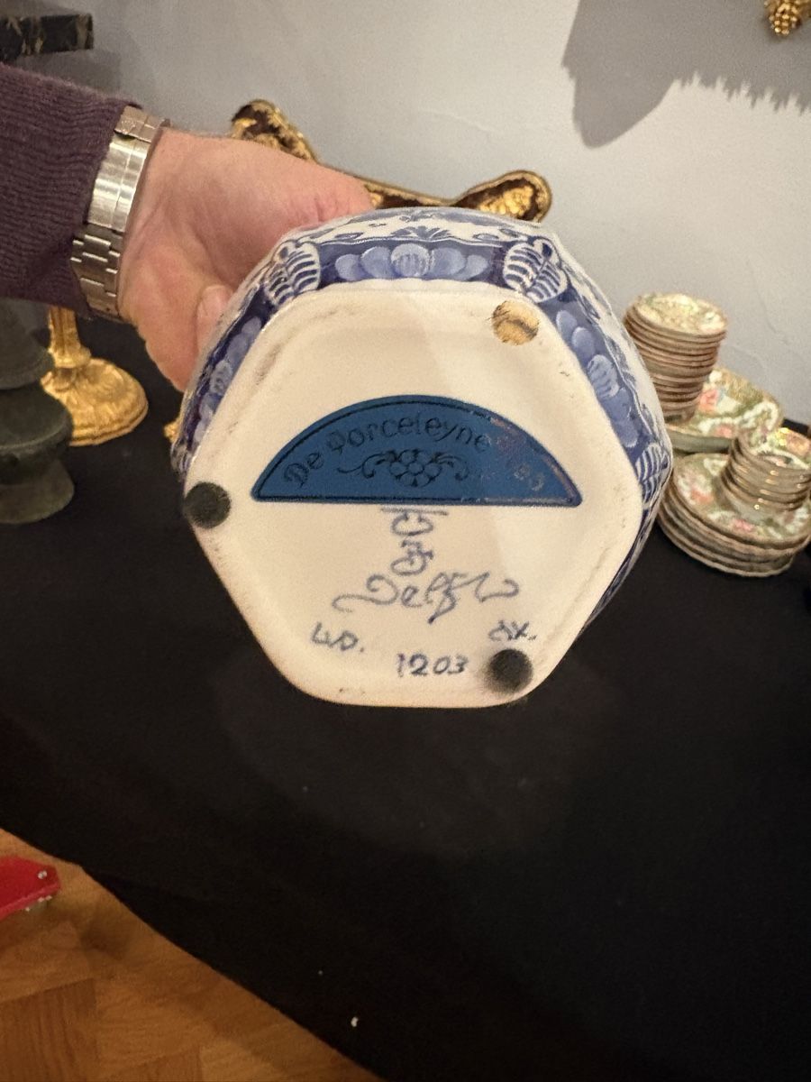 Vasi & Recipienti: Keramikvase Delft Blau, Handbemalt – Nuovo (secondo la descrizione) da Gündisau venduto da Gregory-dean 5