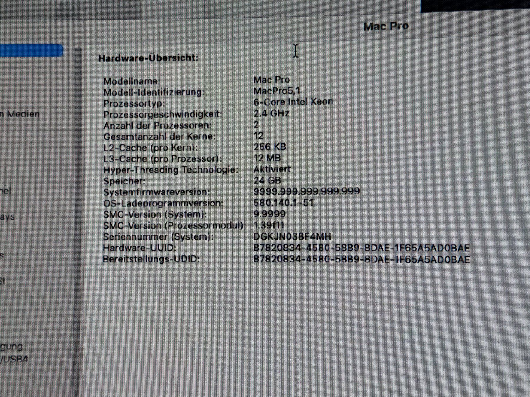 Apple PCs: MacPro 5.1 2012  Rariatät – Gebraucht aus Au SG von bah_6f5w 5