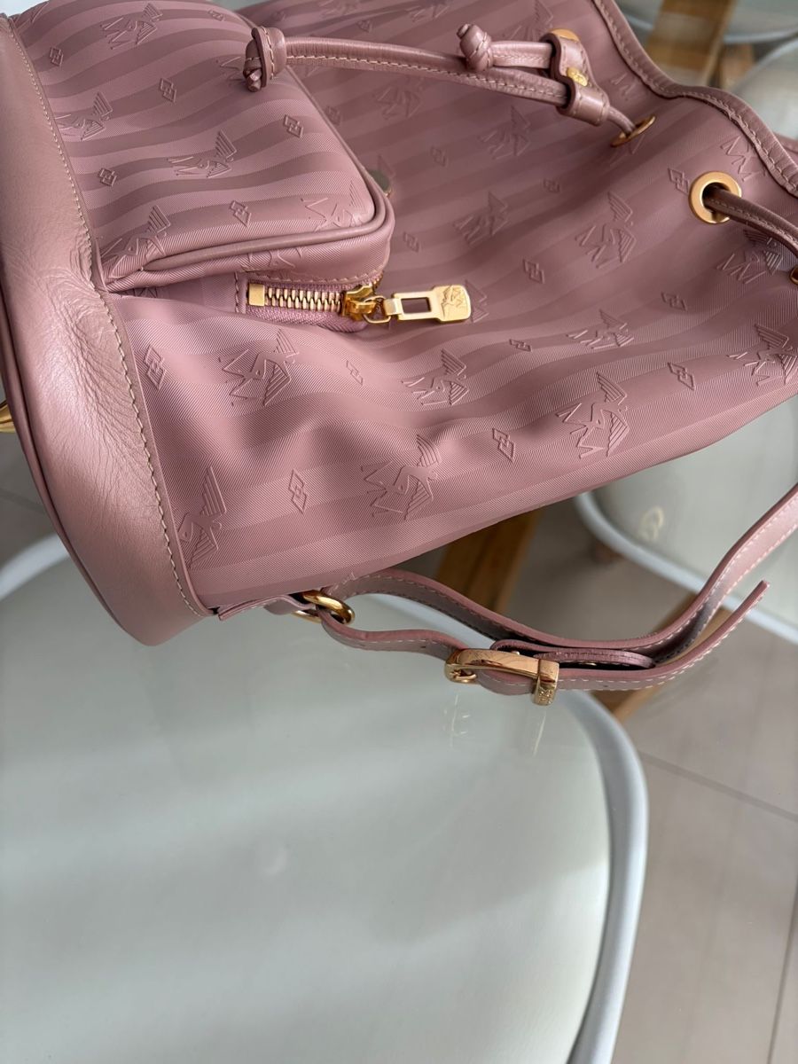Maison Mollerus Zaini: Maison Mollerus - Brugg Rucksack Rose/Gold – Usato da Gümligen venduto da Chants7 8