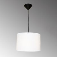Pendelleuchte, Stoffschirm, 30 cm Ø