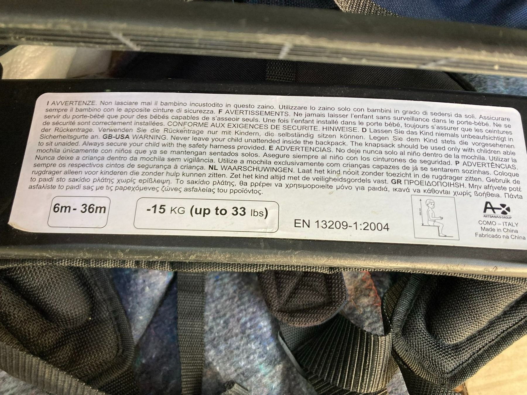 Chicco Bauch- & Rückentragen: Rückentrage Caddy Chicco – Gebraucht aus Niederscherli von ypsilon315 6