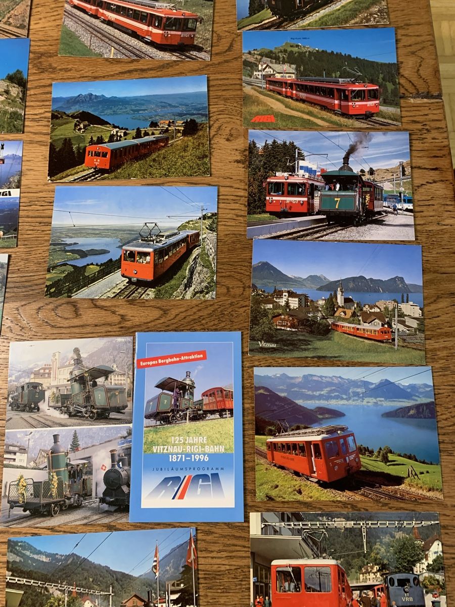 Modelleisenbahnen: Ansichtskarten Rigi Bahnen – Gebraucht aus Winden von EmilNeu 2