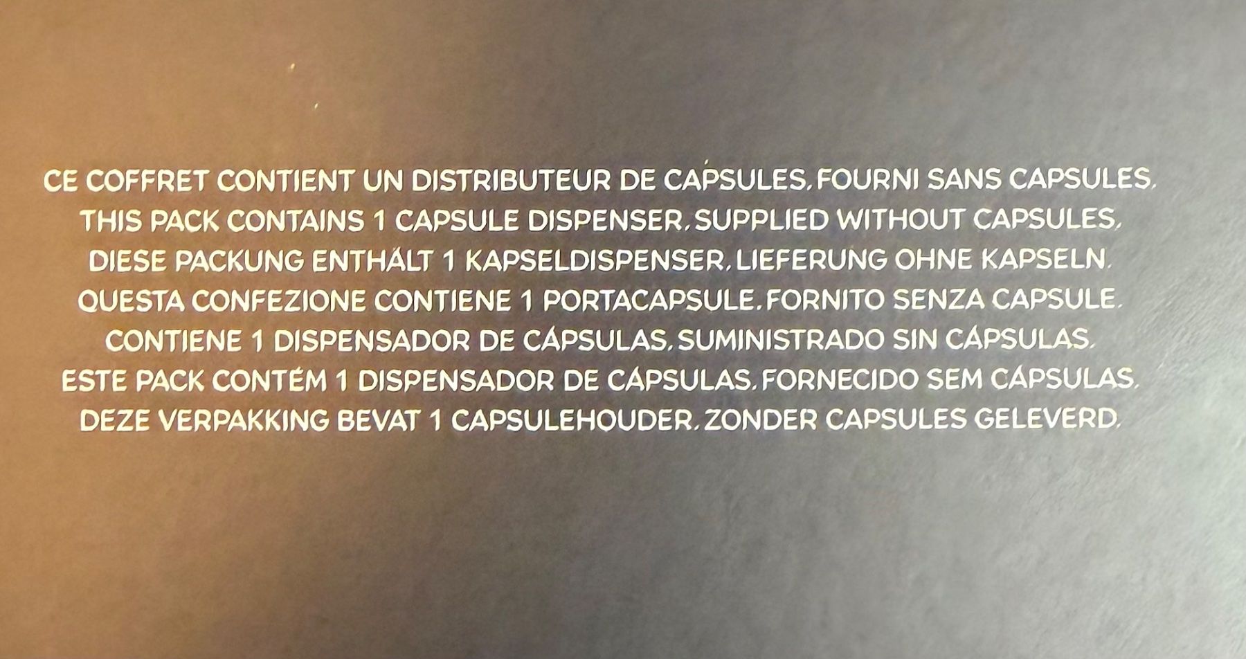 Nespresso Macchine per caffè & Macchine per espresso: Nespresso Pure Rock Dispenser Originale – Nuovo e nell'imballaggio originale da Savosa venduto da Accipe_Oblatam 3