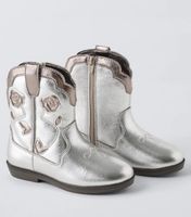 ZARA GIRLS 🪩 bottines métallisées 24 (aussi dispo 25)