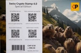 Swiss Crypto Stamp 4.0 – Special Edition ID6 Gold!