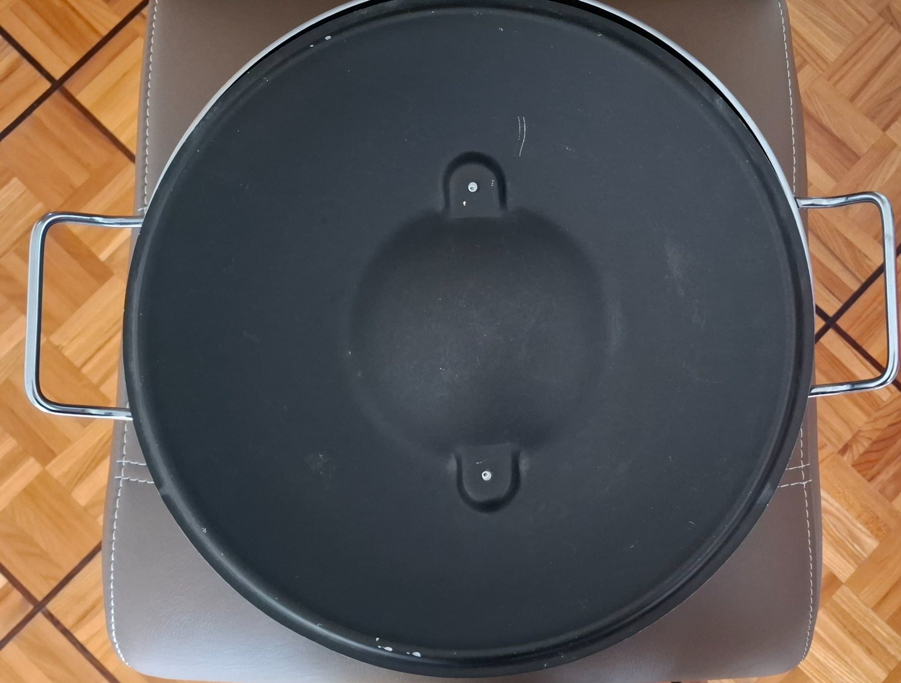 Padelle: Wok avec couvercle/Wok mit Deckel – Usato da MOUTIER venduto da Anto21 3