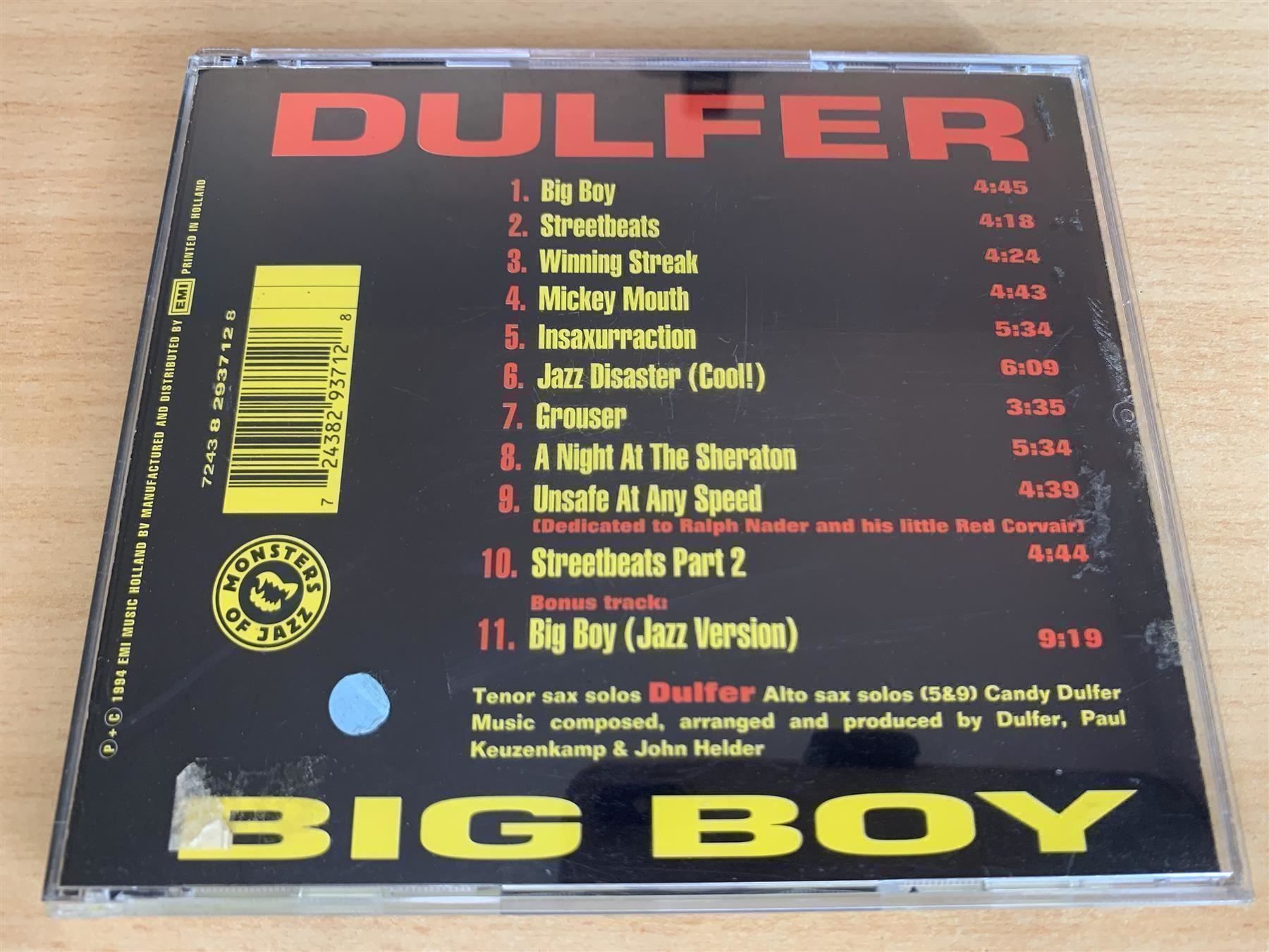 CD: Dulfer – Big Boy – Usato da Rikon im Tösstal venduto da Alpenmutz 1