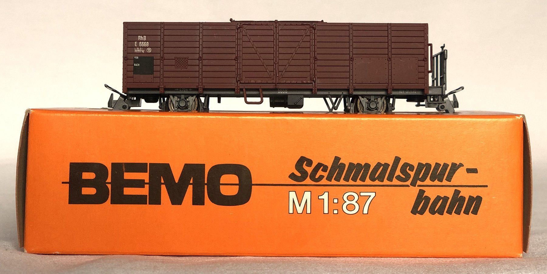 Bemo Modellini di ferrovie: RhB E 6668, Bemo-Nr: 2251 – Nuovo e nell'imballaggio originale da Luzern venduto da florapic