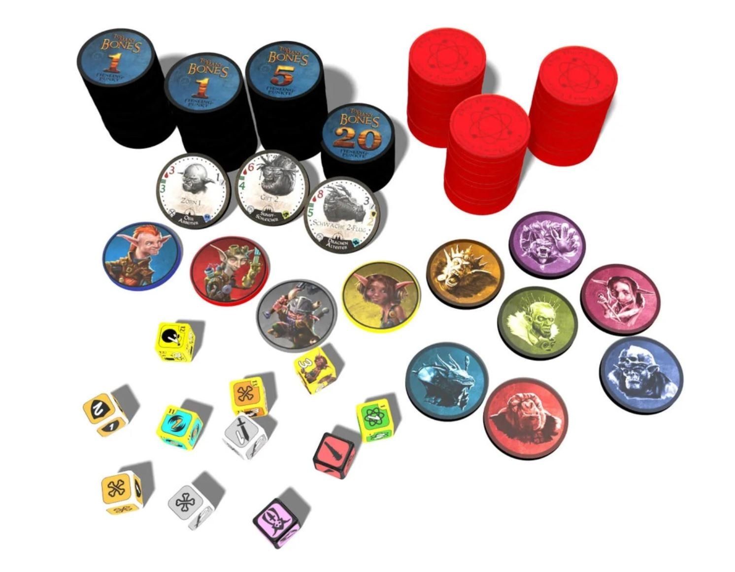 Spiele: Too Many Bones + Erweiterung 40 Tage – Gebraucht aus zürich von Marc70 2