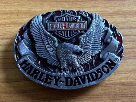 Harley Davidson Gurtschnalle Buckle Rockabilly Biker Vintage