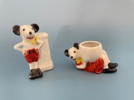 Vintage 30er Mickey & Minnie Mouse Figur Porzellan Rosenthal