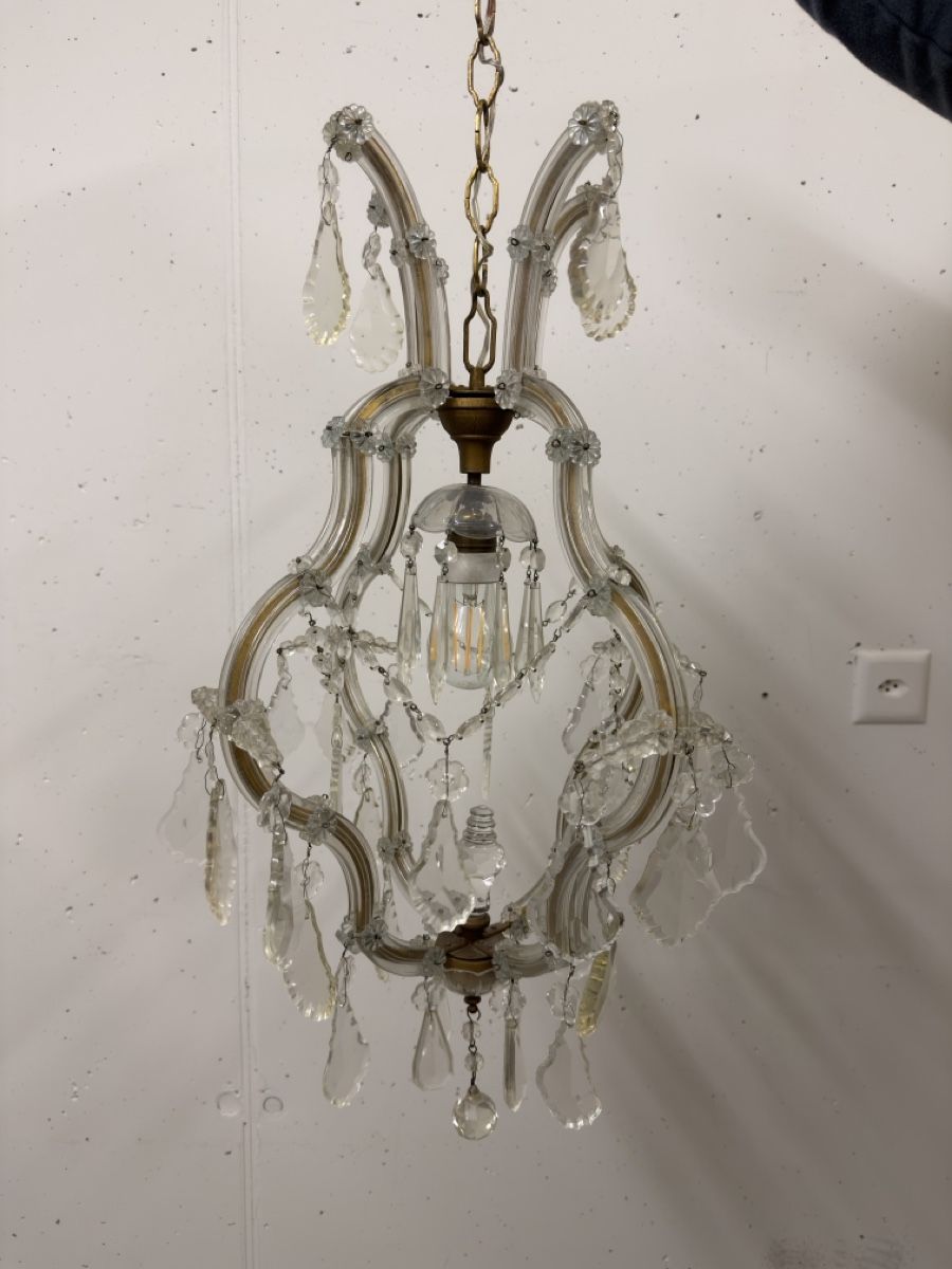 Lampadari & plafoniere: Alter Kristallglaskronleuchter Maria Theresia – Usato da Lenzerheide/Lai venduto da Rogah 1
